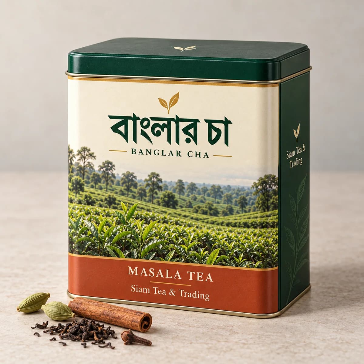 Spice things up — Banglar Cha tea packaging